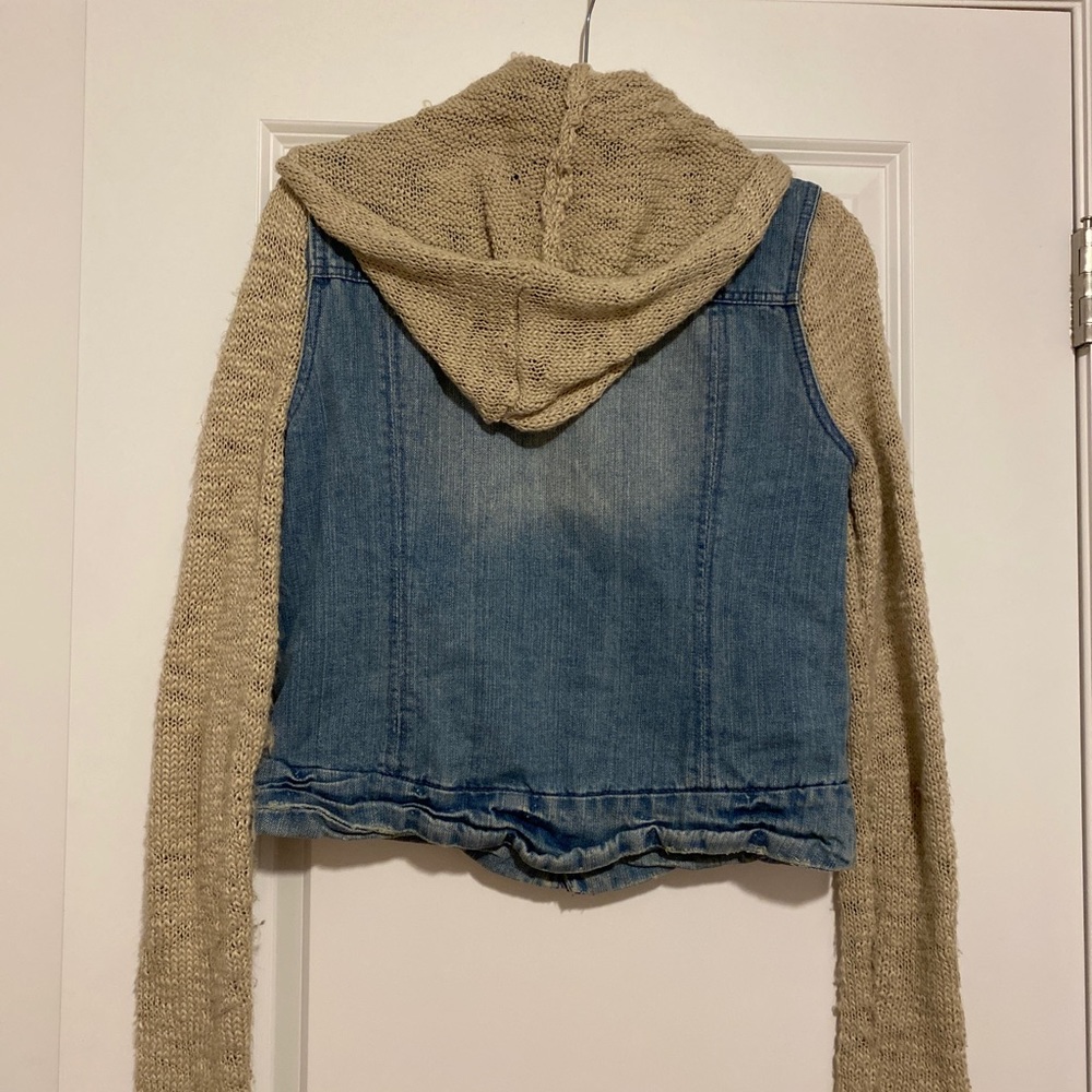 Jean jacket sweater - Picture 2 of 4
